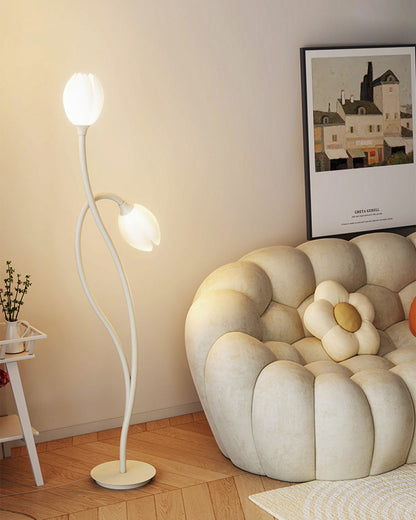Diff 2-bulb Flower Floor Lamp-DF7070