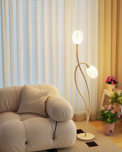 Diff 2-bulb Flower Floor Lamp-DF7070
