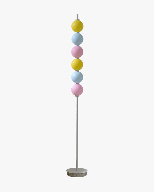 Diff Colorful Stacked Ball Dimmable Corner Floor Lamp-DF7071