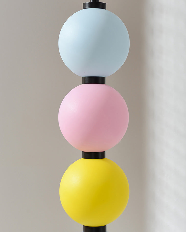 Diff Colorful Stacked Ball Dimmable Corner Floor Lamp-DF7071