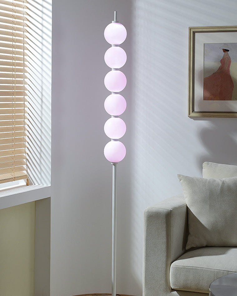 Diff Colorful Stacked Ball Dimmable Corner Floor Lamp-DF7071