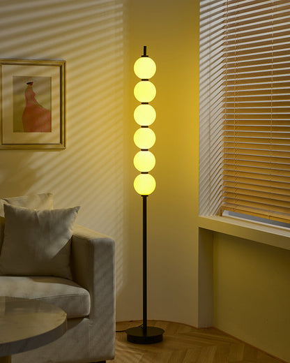 Diff Colorful Stacked Ball Dimmable Corner Floor Lamp-DF7071