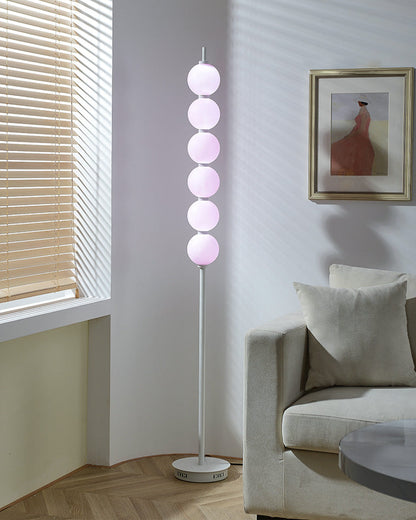 Diff Colorful Stacked Ball Dimmable Corner Floor Lamp-DF7071