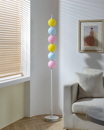 Diff Colorful Stacked Ball Dimmable Corner Floor Lamp-DF7071