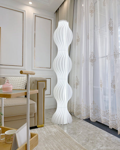 Diff Wavy Column Floor Lamp with Hue Dimmer-DF7074