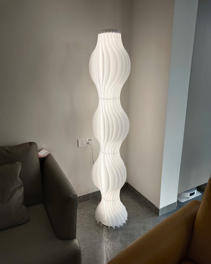 Diff Wavy Column Floor Lamp with Hue Dimmer-DF7074