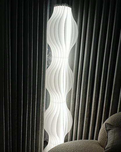 Diff Wavy Column Floor Lamp with Hue Dimmer-DF7074