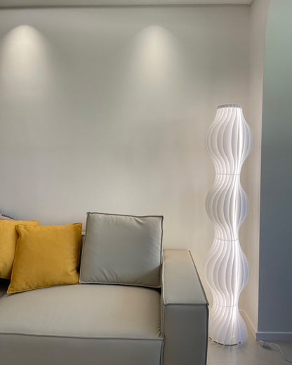 Diff Wavy Column Floor Lamp with Hue Dimmer-DF7074