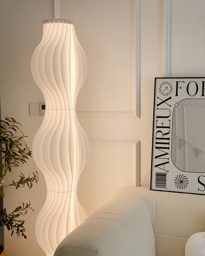 Diff Wavy Column Floor Lamp with Hue Dimmer-DF7074