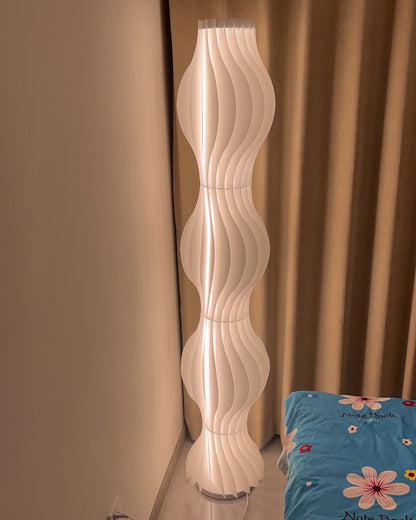 Diff Wavy Column Floor Lamp with Hue Dimmer-DF7074