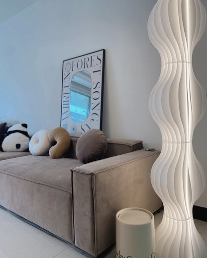 Diff Wavy Column Floor Lamp with Hue Dimmer-DF7074
