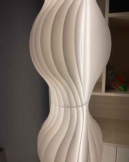 Diff Wavy Column Floor Lamp with Hue Dimmer-DF7074