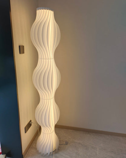 Diff Wavy Column Floor Lamp with Hue Dimmer-DF7074