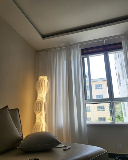 Diff Wavy Column Floor Lamp with Hue Dimmer-DF7074
