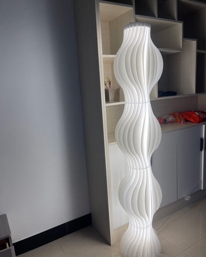 Diff Wavy Column Floor Lamp with Hue Dimmer-DF7074