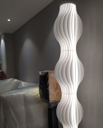 Diff Wavy Column Floor Lamp with Hue Dimmer-DF7074