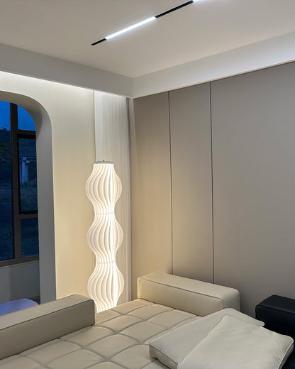 Diff Wavy Column Floor Lamp with Hue Dimmer-DF7074