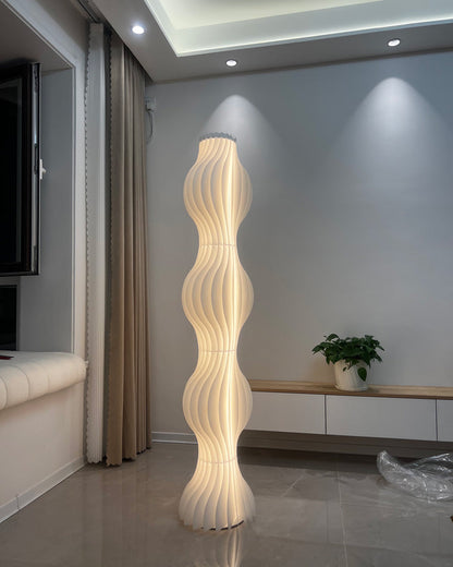 Diff Wavy Column Floor Lamp with Hue Dimmer-DF7074