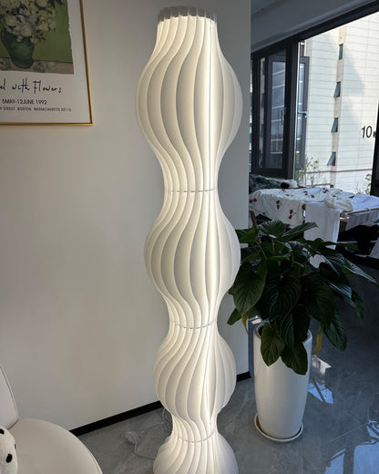 Diff Wavy Column Floor Lamp with Hue Dimmer-DF7074