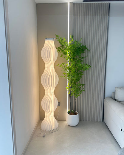 Diff Wavy Column Floor Lamp with Hue Dimmer-DF7074