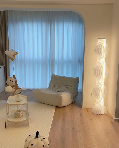 Diff Wavy Column Floor Lamp with Hue Dimmer-DF7074
