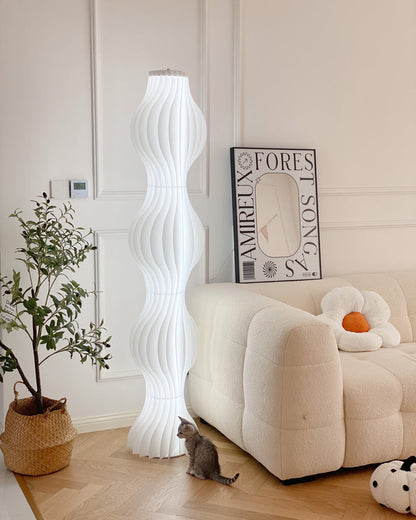 Diff Wavy Column Floor Lamp with Hue Dimmer-DF7074