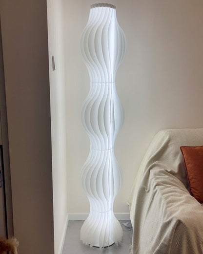 Diff Wavy Column Floor Lamp with Hue Dimmer-DF7074
