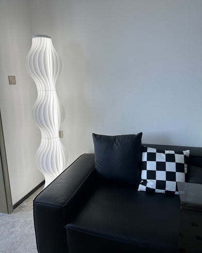 Diff Wavy Column Floor Lamp with Hue Dimmer-DF7074