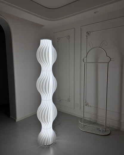Diff Wavy Column Floor Lamp with Hue Dimmer-DF7074