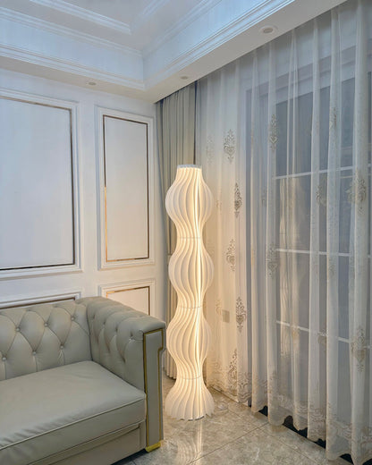Diff Wavy Column Floor Lamp with Hue Dimmer-DF7074