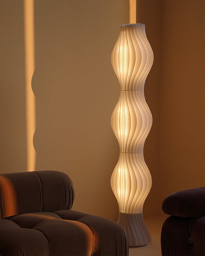 Diff Wavy Column Floor Lamp with Hue Dimmer-DF7074