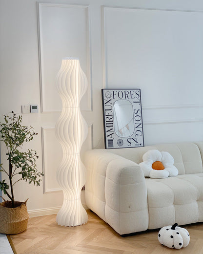 Diff Wavy Column Floor Lamp with Hue Dimmer-DF7074