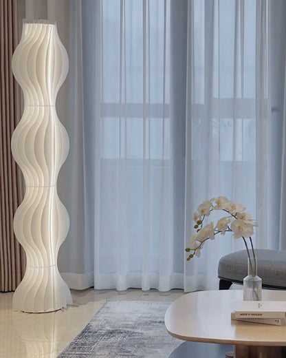 Diff Wavy Column Floor Lamp with Hue Dimmer-DF7074