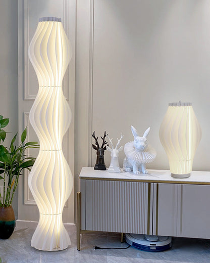 Diff Wavy Column Floor Lamp with Hue Dimmer-DF7074