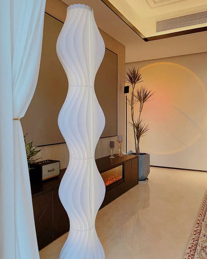 Diff Wavy Column Floor Lamp with Hue Dimmer-DF7074
