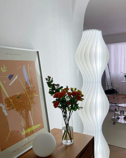 Diff Wavy Column Floor Lamp with Hue Dimmer-DF7074