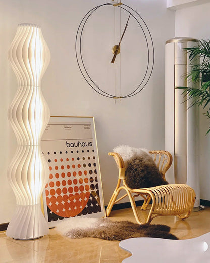 Diff Wavy Column Floor Lamp with Hue Dimmer-DF7074