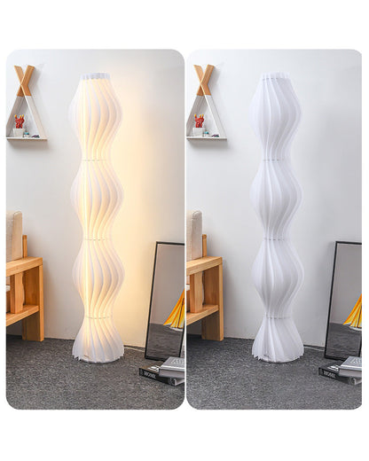 Diff Wavy Column Floor Lamp with Hue Dimmer-DF7074