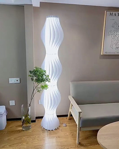 Diff Wavy Column Floor Lamp with Hue Dimmer-DF7074