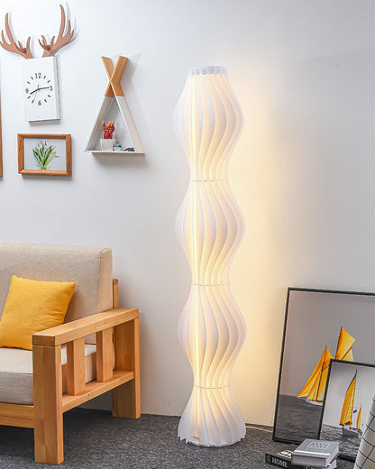 Diff Wavy Column Floor Lamp with Hue Dimmer-DF7074