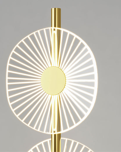 Diff Multi-light Dimmable Floor Lamp with Remote-DF7075