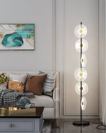 Diff Multi-light Dimmable Floor Lamp with Remote-DF7075