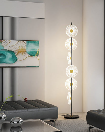 Diff Multi-light Dimmable Floor Lamp with Remote-DF7075
