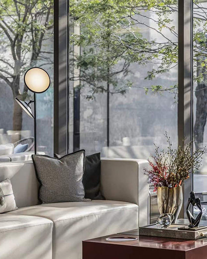 Diff 2-bulb Moons Reading Floor Lamp-DF7076