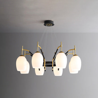 Diff Glass Bell Chandelier-DF2260