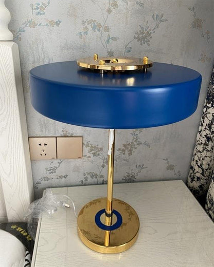 Diff Mid-Century Round Table Lamp with Pull Chain-DF8009