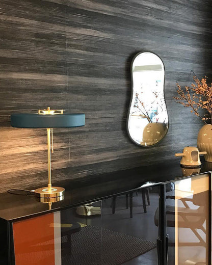 Diff Mid-Century Round Table Lamp with Pull Chain-DF8009