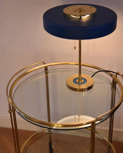 Diff Mid-Century Round Table Lamp with Pull Chain-DF8009