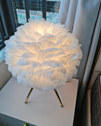 Diff Feather Tripod Table Lamp-DF8014