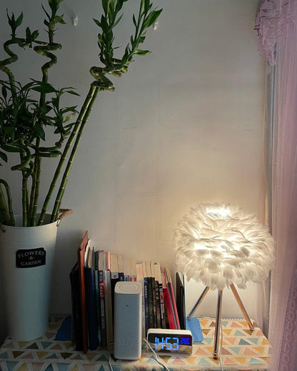 Diff Feather Tripod Table Lamp-DF8014
